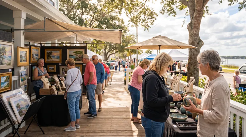 Hernando Beach Front Porch Art Walk