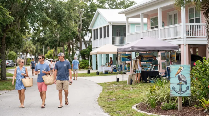 Hernando Beach Front Porch Art Walk